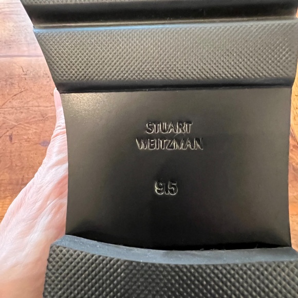 Stuart Weitzman Adrina Black Patent Leather Loafers 9.5 B - Picture 10 of 12